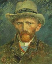 Haga click para ver la imagen ampliada 1886-1887 self-portrait with grey felt hat.jpg